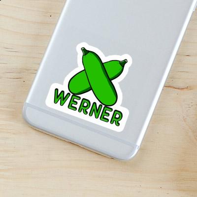 Sticker Werner Zucchini Laptop Image