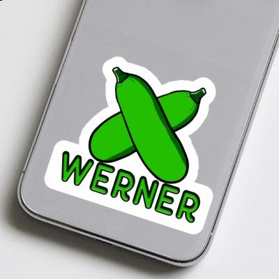 Sticker Zucchini Werner Image