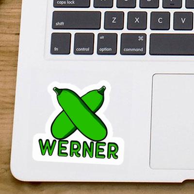Sticker Werner Zucchini Gift package Image