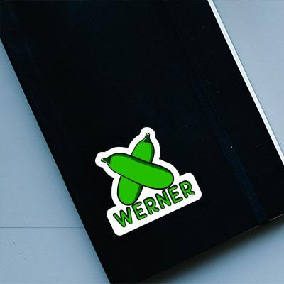 Sticker Werner Zucchini Notebook Image