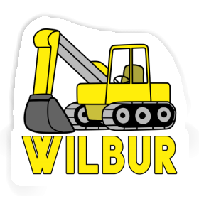 Sticker Wilbur Excavator Image