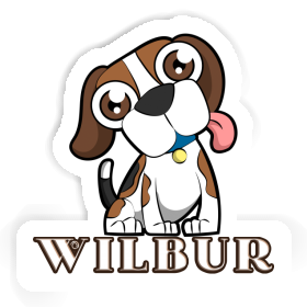 Sticker Wilbur Beagle Dog Image