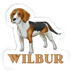 Wilbur Sticker Beagle Image