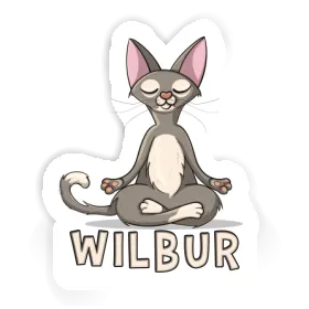 Sticker Yoga Wilbur Image