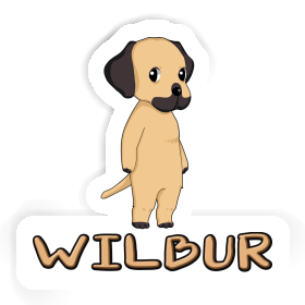 Rhodesian Ridgeback Sticker Wilbur Image
