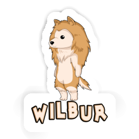 Wilbur Sticker Collie Image