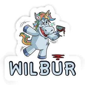 Autocollant Licorne Wilbur Image