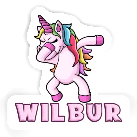 Unicorn Sticker Wilbur Image