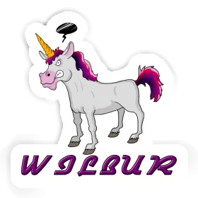 Autocollant Wilbur Licorne Image