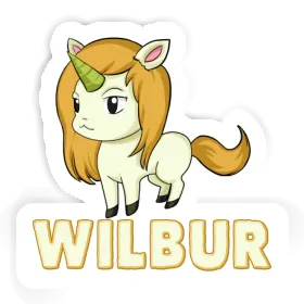 Autocollant Wilbur Licorne Image