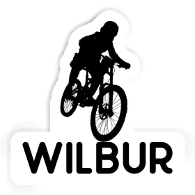 Freeride Biker Sticker Wilbur Image