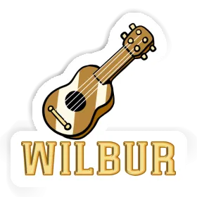 Sticker Wilbur Guitar Image