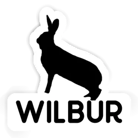 Rabbit Sticker Wilbur Image