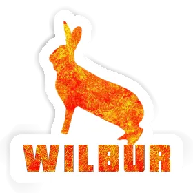 Rabbit Sticker Wilbur Image