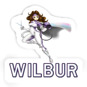 Wilbur Autocollant Coiffeuse Image