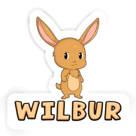 Wilbur Sticker Easter Bunny Image