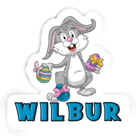 Sticker Wilbur Easter Bunny Image