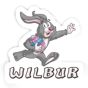 Sticker Rugby rabbit Wilbur Image