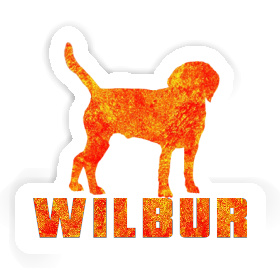 Wilbur Sticker Dog Image