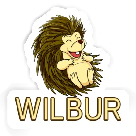 Aufkleber Wilbur Igel Image