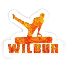 Gymnast Sticker Wilbur Image