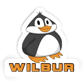 Wilbur Sticker Fat Penguin Image