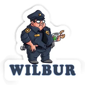 Autocollant Policier Wilbur Image