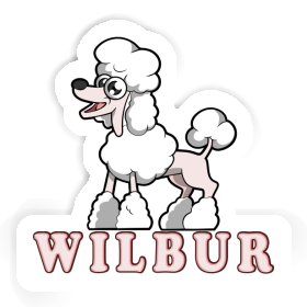 Poodle Sticker Wilbur Image