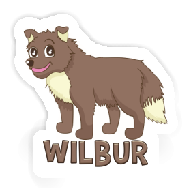 Wilbur Sticker Sheepdog Image