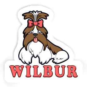Wilbur Aufkleber Shih Tzu Image