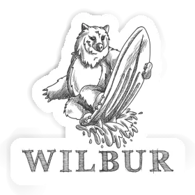 Surfer Sticker Wilbur Image