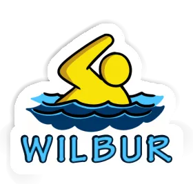 Sticker Wilbur Swimmer Image