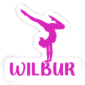 Sticker Yoga Woman Wilbur Image