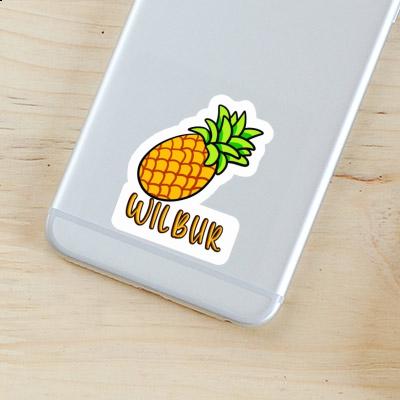Ananas Aufkleber Wilbur Laptop Image