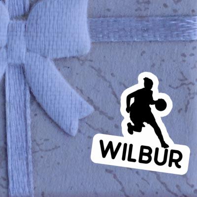 Sticker Basketballspielerin Wilbur Notebook Sticker Basketballspielerin Wilbur Gift package Image