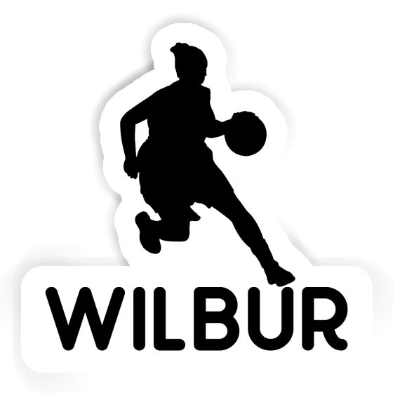 Sticker Basketballspielerin Wilbur Notebook Sticker Basketballspielerin Wilbur Notebook Image
