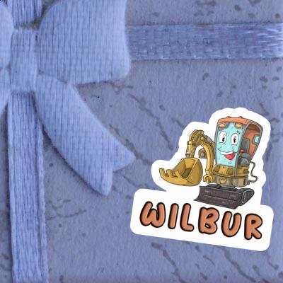 Petite pelleteuse Autocollant Wilbur Laptop Image