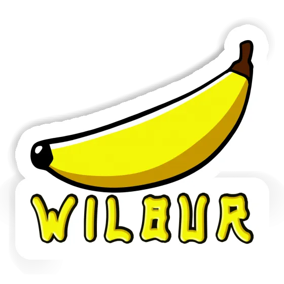 Banane Aufkleber Wilbur Notebook Image