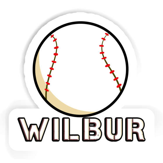 Autocollant Wilbur Baseball Autocollant Wilbur Baseball Image
