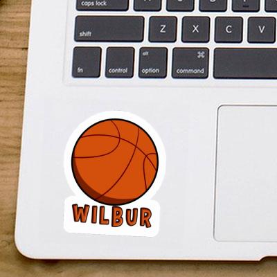 Autocollant Ballon de basketball Wilbur Notebook Autocollant Ballon de basketball Wilbur Notebook Image