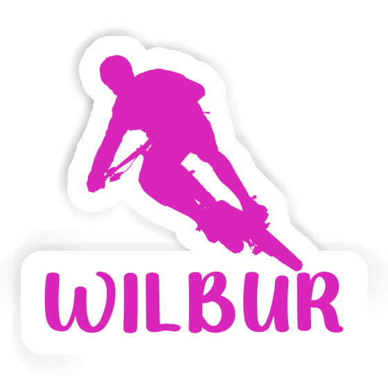 Sticker Wilbur Biker Laptop Image
