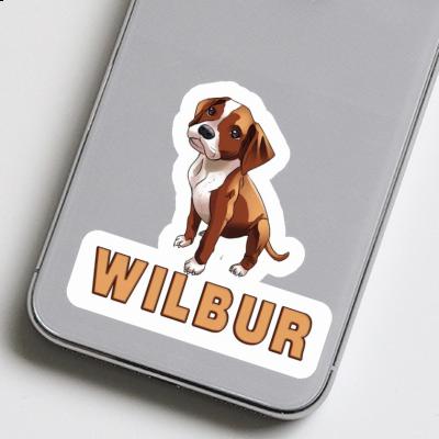 Sticker Wilbur Boxerhund Laptop Sticker Wilbur Boxerhund Laptop Image