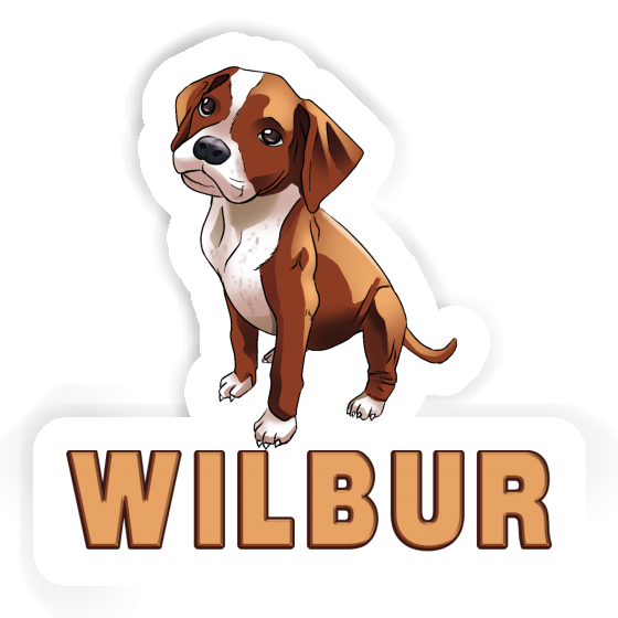 Sticker Boxer Wilbur Notebook Sticker Boxer Wilbur Gift package Image