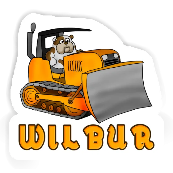 Bulldozer Autocollant Wilbur Notebook Bulldozer Autocollant Wilbur Gift package Image