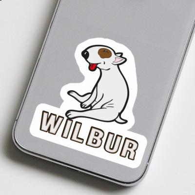 Wilbur Sticker Bull Terrier Image