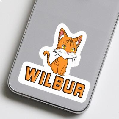 Sticker Wilbur Katze Notebook Sticker Wilbur Katze Gift package Image
