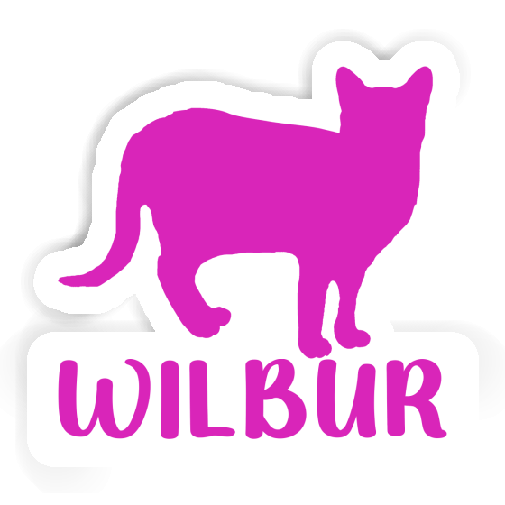 Chat Autocollant Wilbur Gift package Image