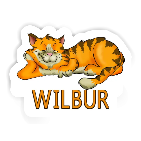 Katze Sticker Wilbur Notebook Katze Sticker Wilbur Notebook Image