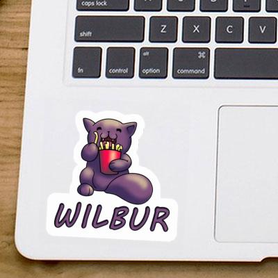 Autocollant Wilbur Chat Laptop Autocollant Wilbur Chat Laptop Image