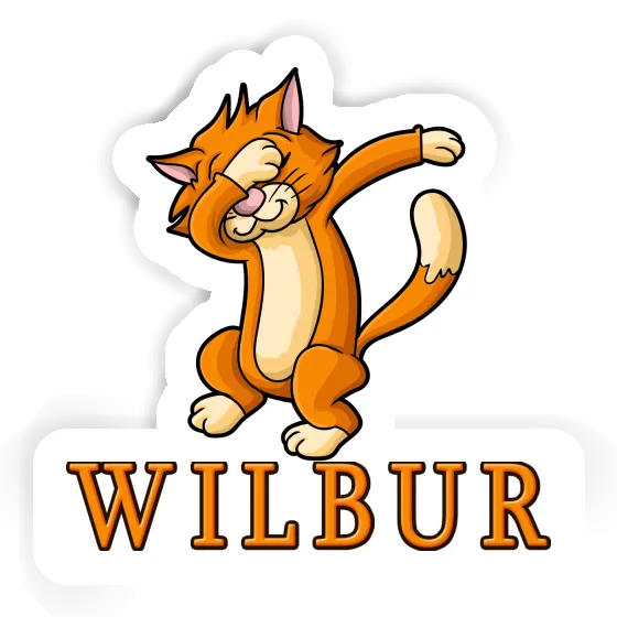 Wilbur Sticker Katze Notebook Wilbur Sticker Katze Gift package Image